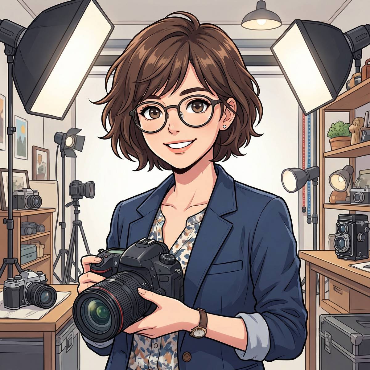 抖荫短视频动漫摄影师林雪薇